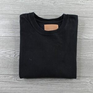 Gustin T-Shirt Mens Small Black Premium Cotton Short Sleeve Crew Neck